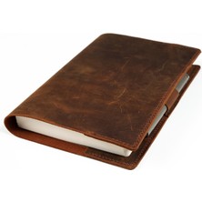 Mimas Design A5 Hakiki Deri Defter Kılıfı Çizgisiz Defterli Kişiye Özel Isim Yazılabilir