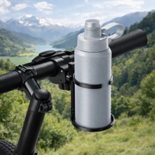 CoverZone Bisiklet Motosiklet ve Scooter Için Gidon Uyumlu Bardak Tutucu Universal Modellere Uyumlu Kolay Kurulum | K827 - Gidon Tutucu