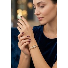 Tılsım Accesories Xupıng Çelik Kelepçe Bileklik