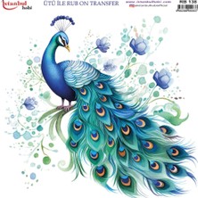 İstanbul Hobi Ütü ile Rub On Transfer Kağıdı 30X30CM RB-138