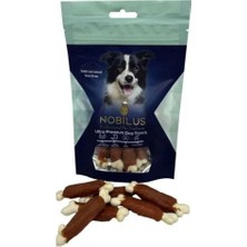 Nobilus Tavşan ve Kalsiyum Kemik Sargılı Köpek Ödül Maması 80 gr