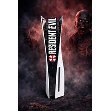 Yapı3D Ps5 Resident Evil Ön Panel Dekor | Ps5 Slim / Ps5 Fat / Ps5 Pro Uyumlu |ön Panel Süs Aksesuarı