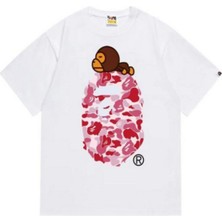 Violon Beyaz Bathing Bape Tişört