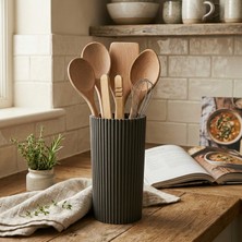 Tezgah Üstü Mutfak Organizer Kaşıklık Vazo | 9X18 cm