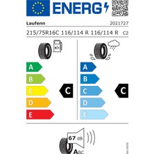 Laufenn 215/75R16 C 116/114R x Fıt Van LV01 Üretim 2025 Hafif Ticari Yaz Lastiği