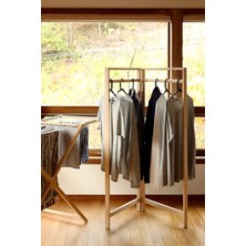 Moola Ahşap Paravan Askılık, Ahşap Konfeksiyon Askılık, Çocuk Konfeksiyon Askılık, Elbise Akısı