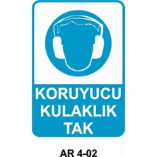 Outdoor One İŞ GÜVENLİĞİ UYARI LEVHASI 1 ADET PVC 21 X 29CM