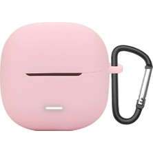 Dmay Xiaomi Redmi Buds 8 Active Kulaklık Uyumlu Silikon Kılıf+Kanca