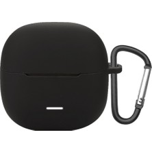 Dmay Xiaomi Redmi Buds 8 Active Kulaklık Uyumlu Silikon Kılıf+Kanca