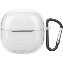 Dmay Xiaomi Redmi Buds 8 Active Kulaklık Uyumlu Silikon Kılıf+Kanca