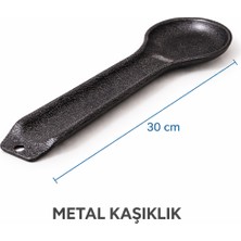 Kea Ev Eşyaları Kaşık Altlığı Döküm 30 cm Yapışmaz Yüzey Isıya Dayanıklı Kaşık Tutucu Mutfak Ürünü