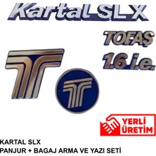 DEPAR DEP0015 Kartal Slx Yazı ve Arma Seti Mavi