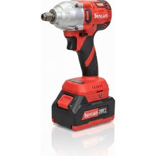 Sencan D512001S Full Set 20V Kömürsüz Şarjlı Bijon Sıkma Makinesi - 330 Nm (Çift Akülü Set)