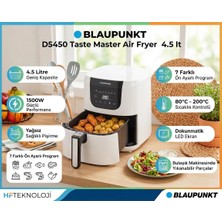 Blaupunkt D5450 Taste Master Air Fryer 4.5 Lt Yağsız Fritöz + Dijital Mutfak Tartısı Hediye