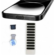 Emre Bilişim iPhone 17 Pro Max, 10, Adet  Hoparlör' Toz Önleyici Sticker, Apple,1 adet yapışkanlı 1 adet typc tıpa