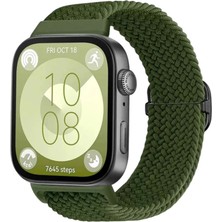 Eco Port Huawei Fit 4  Kordon (Saat Değildir) - Koyu Yeşil