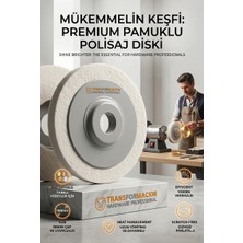 Transformacion Sert 100MM Yün Polisaj Flap Keçe - Matkap ve Spiral Uyumlu Metal Cam Parlatma Çarkı 723110