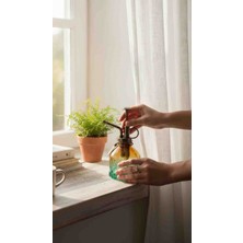 Frefly Store Özel Tasarım Cam Bitki Sulama Spreyi Dekoratif Püskürtme Kolonya Şişesi 200 ml