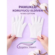 Angeles Yaşam %100 Pamuklu Egzema Eldiveni