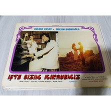 Mahfuz Işte Bizim Hikayemiz - Bülent Ersoy - Gülşen Bubikoğlu Orjinal Dönem Film Afişi 34 x 24.5 cm