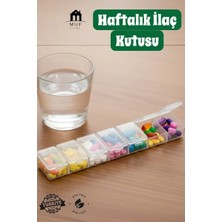 Dantetrend Haftalık 7 Bölmeli Ilaç Saklama Kutusu 7 Bölmeli Hap Saklama Kutusu - Balıkçılık Iğne Kutusu - Bpa Içermez