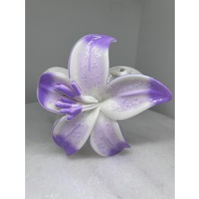 zdjewelry Lotus Çiçek Zarif & Trend Yeni Sezon Tasarım Kadın Mandal Toka 9 cm