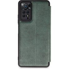 Eco Port Xiaomi Redmi Note 12 Pro 4g Kılıf Flip Cover - Koyu Yeşil