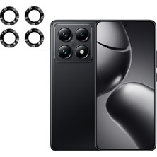 Bufalo Xiaomi 14T Pro Raze Metal Kamera Lens Koruyucu - Siyah