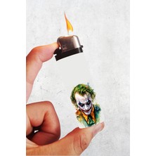 Huggy Craft Joker Baskılı Sade Görünümlü Klasik Çakmak, Tekrar Doldurulabilir