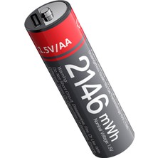 Allmi Yesido 4'lü Şarj Edilebilir Aa Pil - 1.5V Yüksek Verimli Lityum Pil, Doğrudan Type-C Şarj Girişli, 1430MAH Kapasite, 1200 Döngü Uzun Ömürlü, Oyun Konsolu ve Kumandalar Için Ideal Power Çözüm