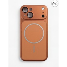 Lwl iPhone 13/14 Uyumlu 17 Pro Max Çevirici Magsafe Kamera Lens Korumalı Cep Telefonu Kılıfı