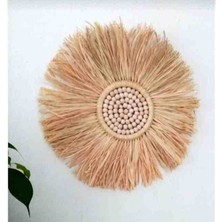Furkan Decor Aksesuar Rafya Boncuklu Duvar Süsü