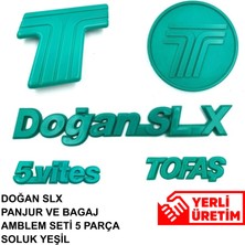 DEPAR DEP0018 Doğan Slx Yazı ve Arma Seti Soluk Yeşil