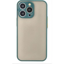 Eco Port Apple Iphone 15 Pro Kılıf Montreal Silikon Kapak - Yeşil