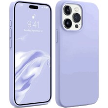 Eco Port Apple Iphone 15 Pro Max Kılıf First Silikon - Lila