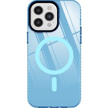 Eco Port Apple Iphone 12 Pro Max Kılıf Beta Magneticsafe Silikon - Mavi