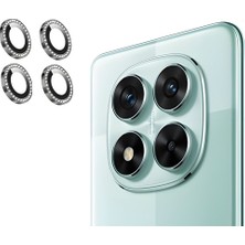 Bufalo Xiaomi Redmi Note 14 Pro 4g Taşlı Metal Kamera Lens Koruyucu Set