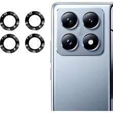 Bufalo Xiaomi 14T Raze Metal Kamera Lens Koruyucu - Siyah