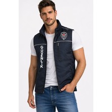 Arthur Erkek Yazlık Özel Güvenlik Yeleği 3 Cepli – Reflektör Çizgili, Önden Yazılı, Nakış Işlemeli, Hafif ve Nefes Alabilir