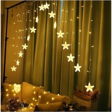 Pileli Store Yıldız Perde LED Çapraz