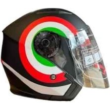 Sevgent Jk-20 Jıekaı Yarım Güneş Gözlüklü Kask [X1]512 L Beden