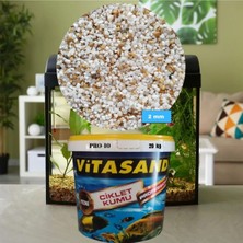 Vitasand Pro-10 2mm 20 kg Sarı Beyaz Akvaryum Kumu