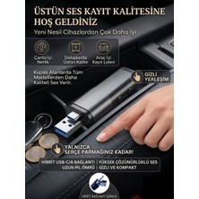 SophosTech Profesyonel Mini Ses Kayıt Cihazı | Serçe Parmağı Boyutunda, Gizli ve Kompakt | Type-C & USB Hibrit Bağlantı | Araç, Çanta ve Kapalı Alanlara Özel
