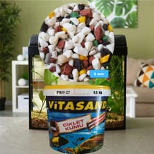 Vitasand Pro-27 5mm Akvaryum Kumu Karışık Renk Kum 8.5kg