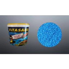 Vitasand PRO-125 2mm Akvaryum Kumu Mavi Kum 20KG