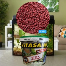 Vitasand Pro-92 2mm Kırmızı Akvaryum ve Bitki Kumu Bitki Toprağı 20 kg