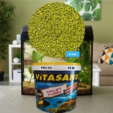 Vitasand PRO-123 2mm Akvaryum Kumu Fıstık Yeşili Kum 8.5kg