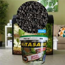 Vitasand Pro-89 2mm Siyah Akvaryum ve Bitki Kumu 20 kg