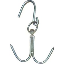 İlk El Grup Eco Lounge 10 mm Kasap Et Kancası - 2'li Dönerli Set - Et Işleme - Hijyenik - Düzenli - Day