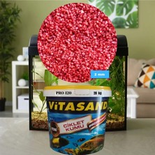 Vitasand PRO-120 2mm Akvaryum Kumu Kırmızı Kum 20KG